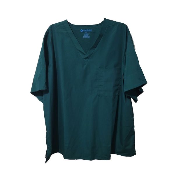 Prism Medical Other - Prism Medical Scrub Top Unisex 5XL Green Ultra-Soft Brushed Fabric Scrub Shirt